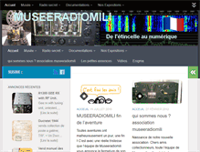 Tablet Screenshot of museeradiomili.com